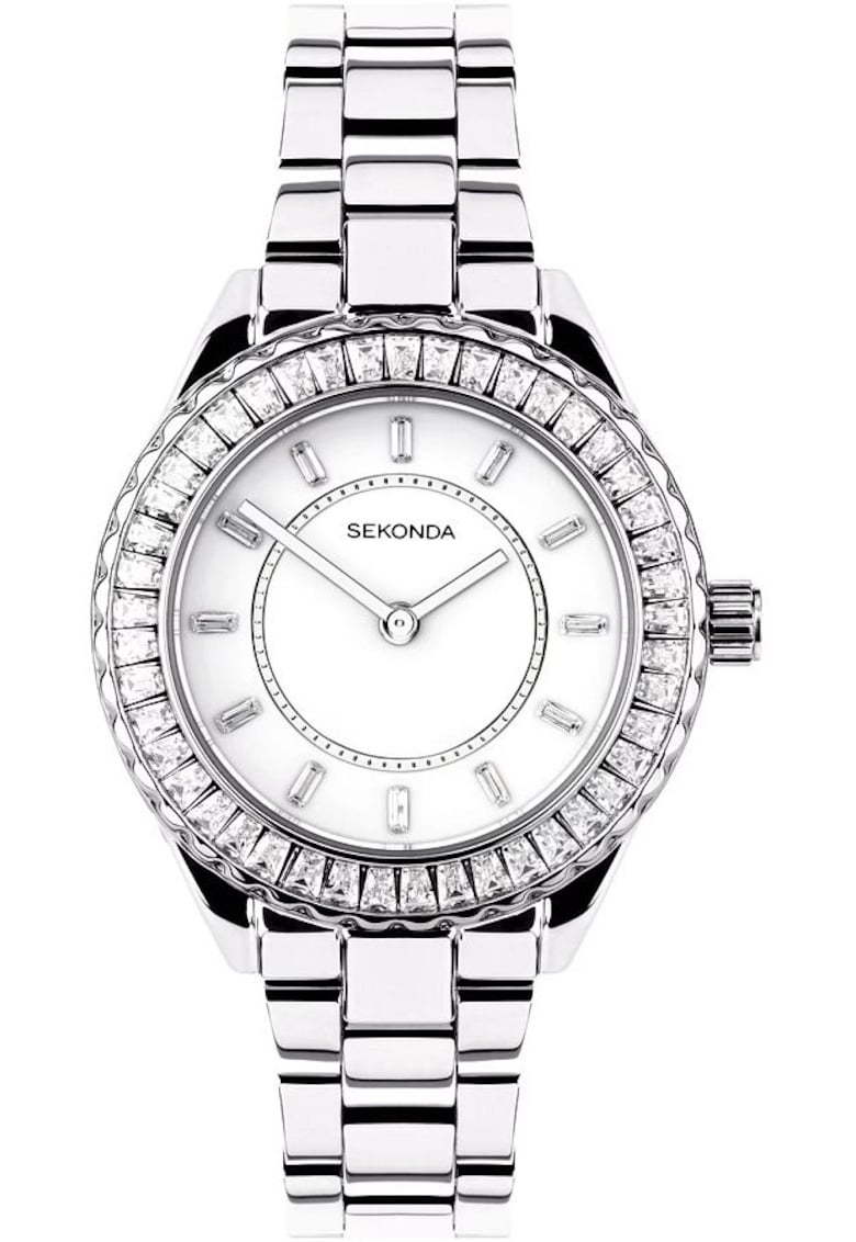 Ceas dama -  Otel - Mecanism Quartz - Argintiu Ceas dama -  Otel - Mecanism Quartz - Argintiu