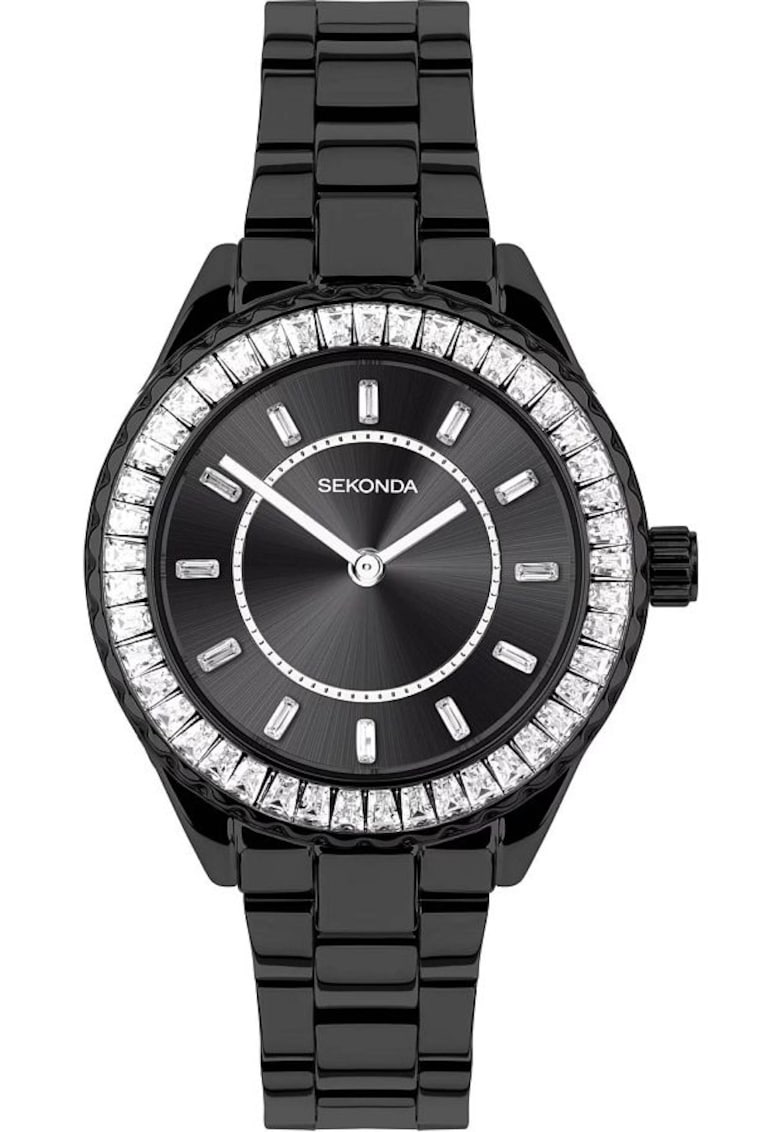 Ceas dama -  Otel - Mecanism Quartz - Negru Ceas dama -  Otel - Mecanism Quartz - Negru