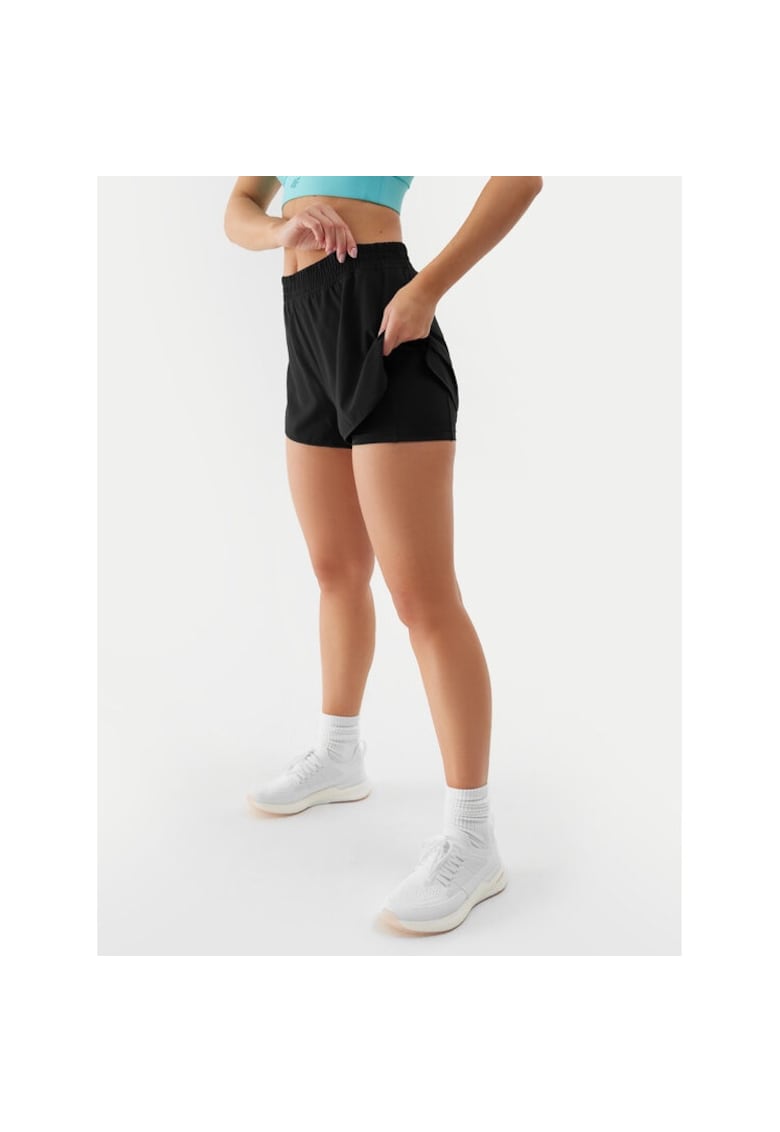 Pantaloni sport dama - 20459 - Poliester - Negru