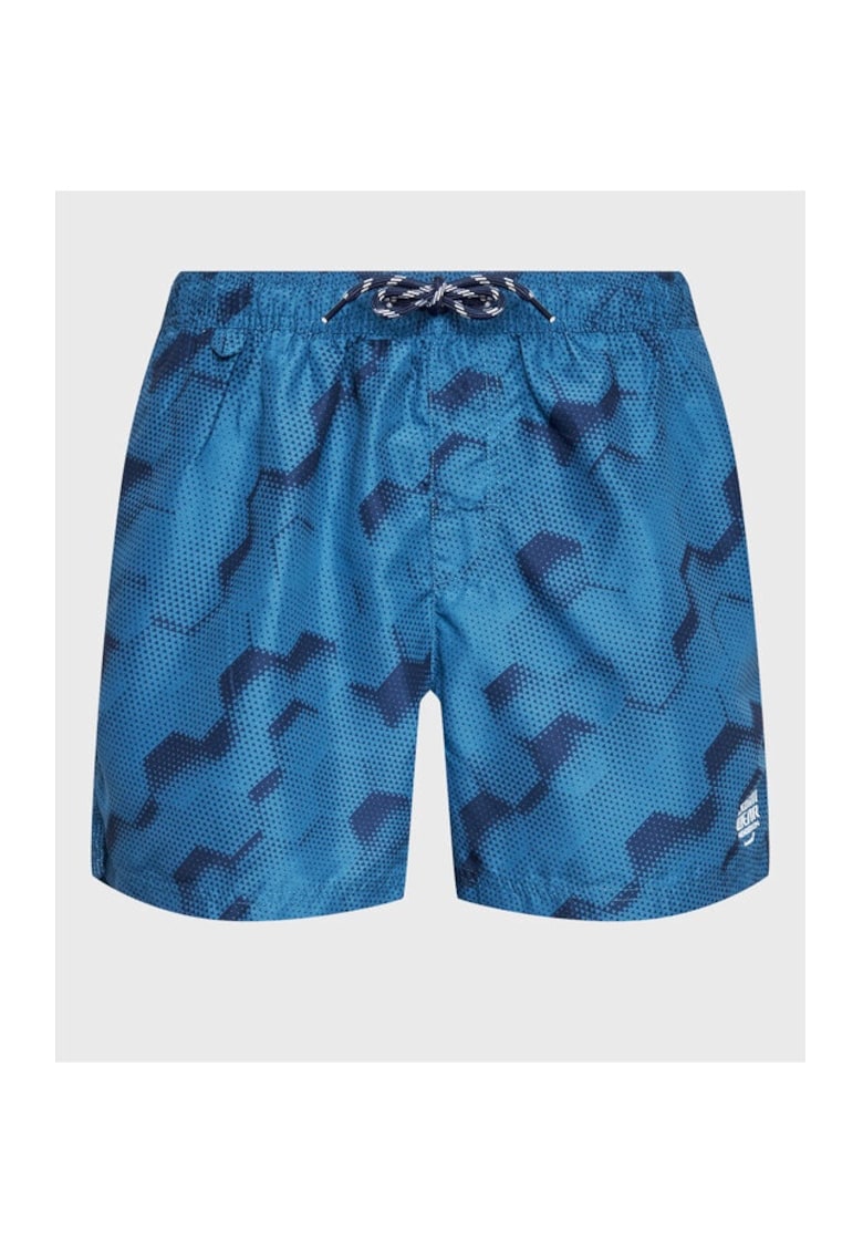 Short de baie barbati - 7687 - Poliester - Bleumarin