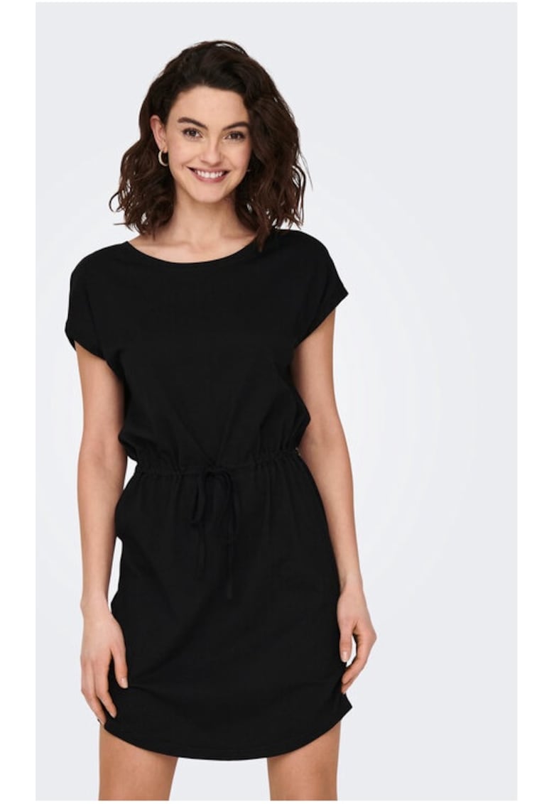 Rochie - 22424 - Bumbac - Negru