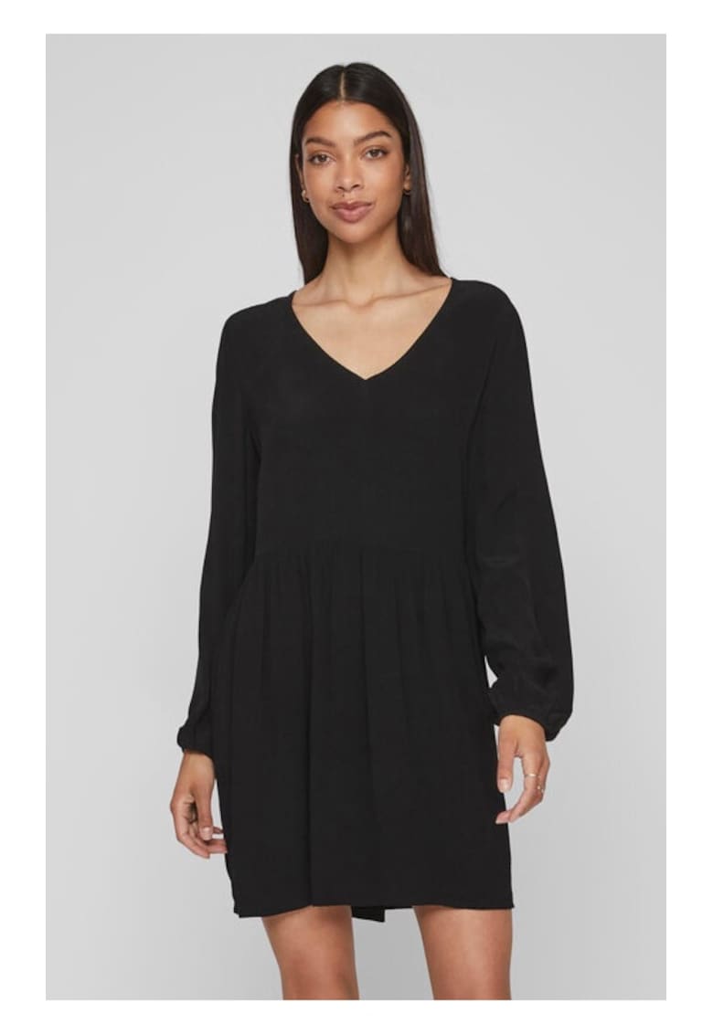 Rochie - 88121 - Viscoza - Negru