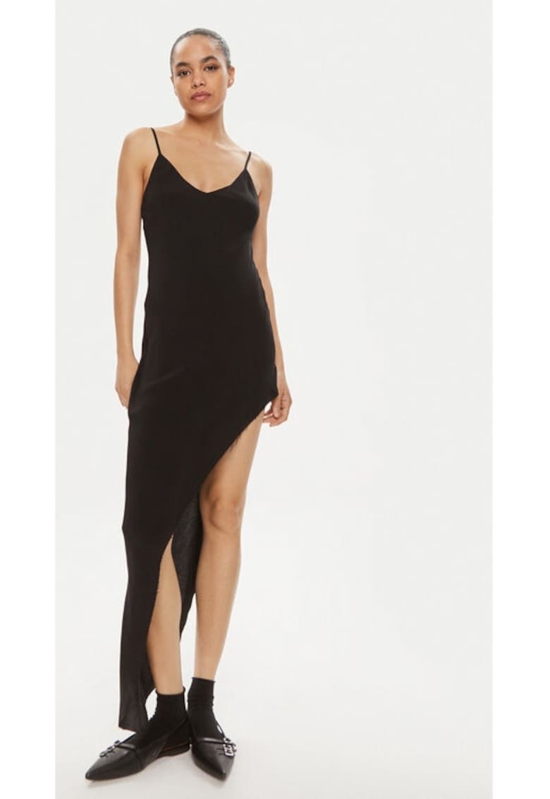Rochie - 7521 - Viscoza - Negru