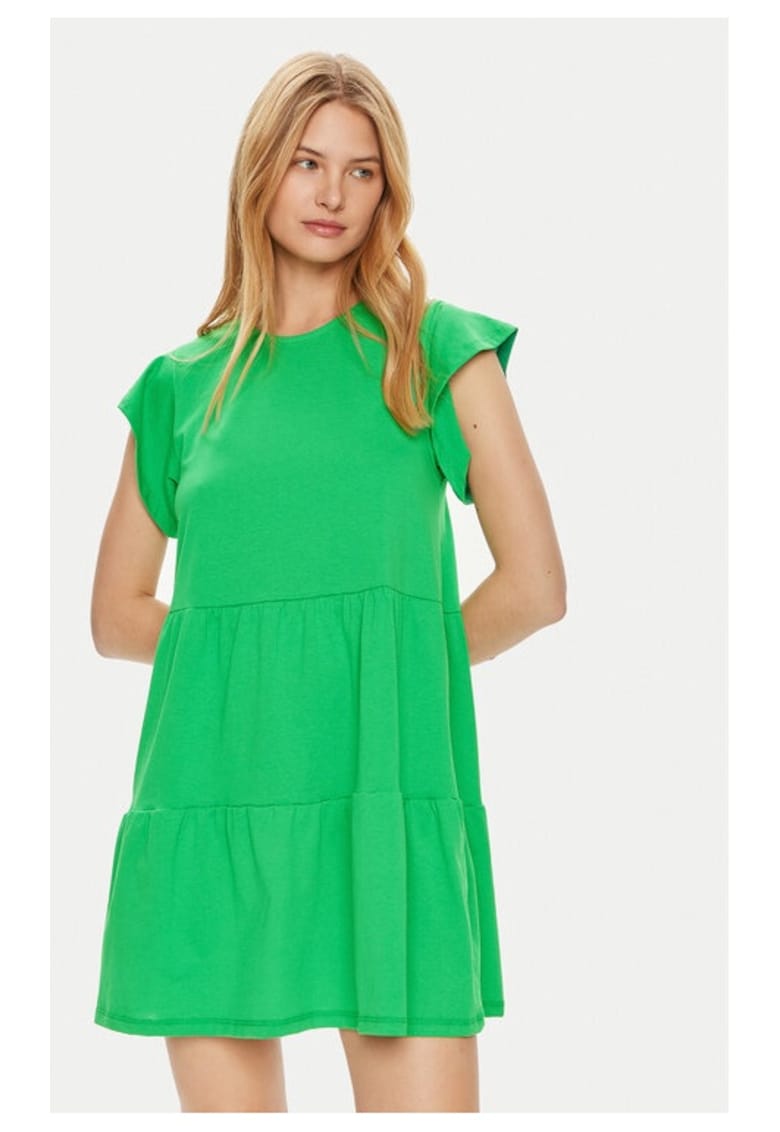 Rochie - 9013 - Bumbac/Poliester - Verde