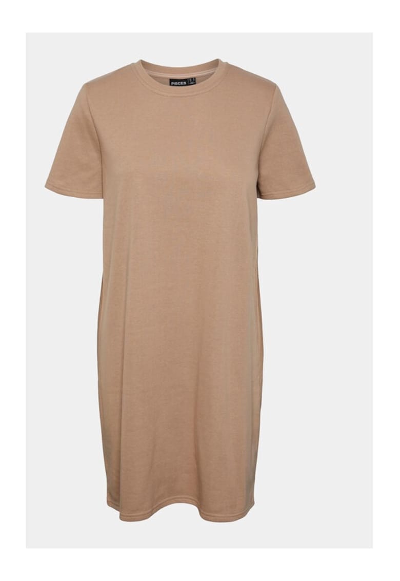 Rochie - 35233 - Bumbac/Poliester - Bej