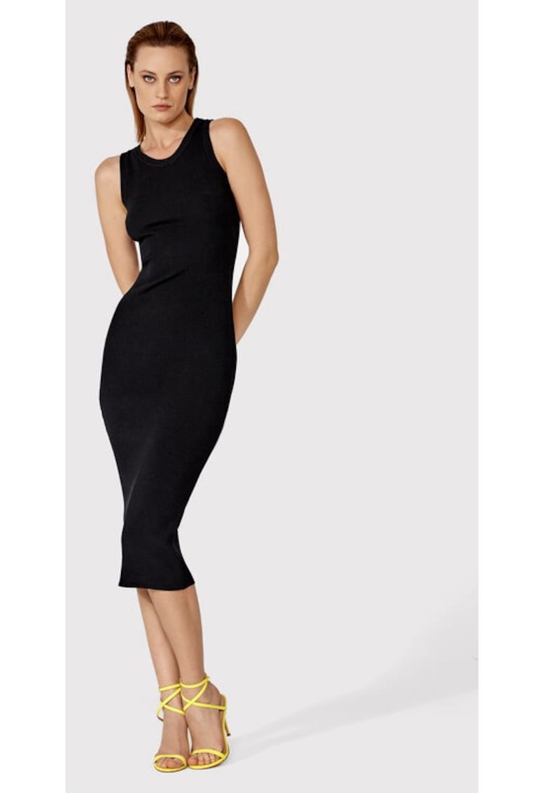 Rochie -  40592 - Viscoza - Negru
