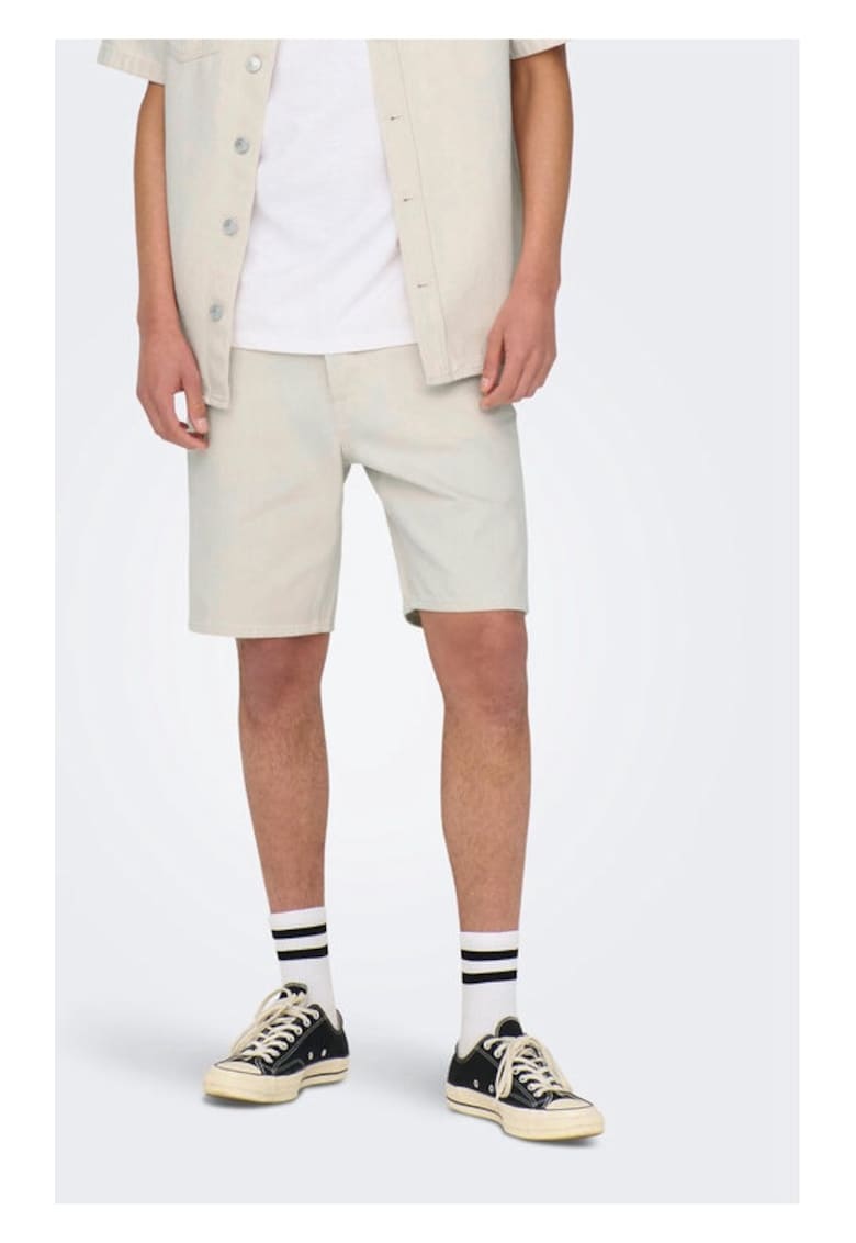 Only Sons Pantaloni barbati - 60815 - Bumbac - Ecru