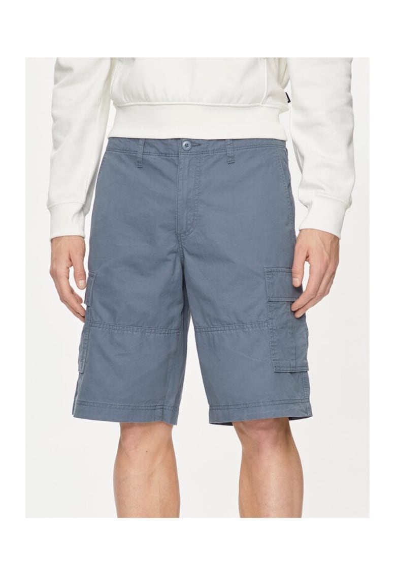 Pantaloni barbati - 7787 - Bumbac - Albastru