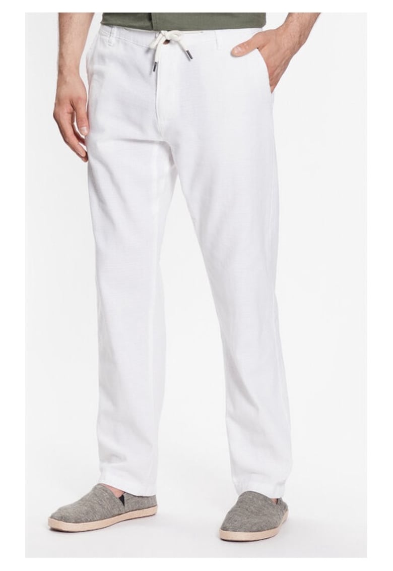 Pantaloni barbati -  88158 - Bumbac - Alb Pantaloni barbati -  88158 - Bumbac - Alb