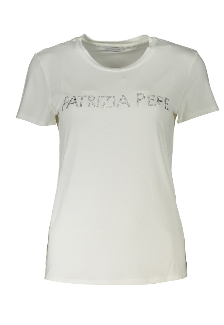 Tricou dama - 8% Elastan - 92% Viscosa - Alb - CM1419J013 - Alb