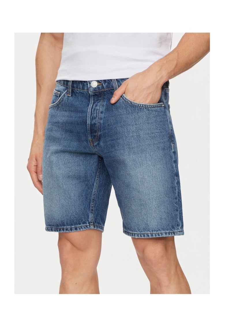 Pantaloni barbati - 61171 - Bumbac - Albastru