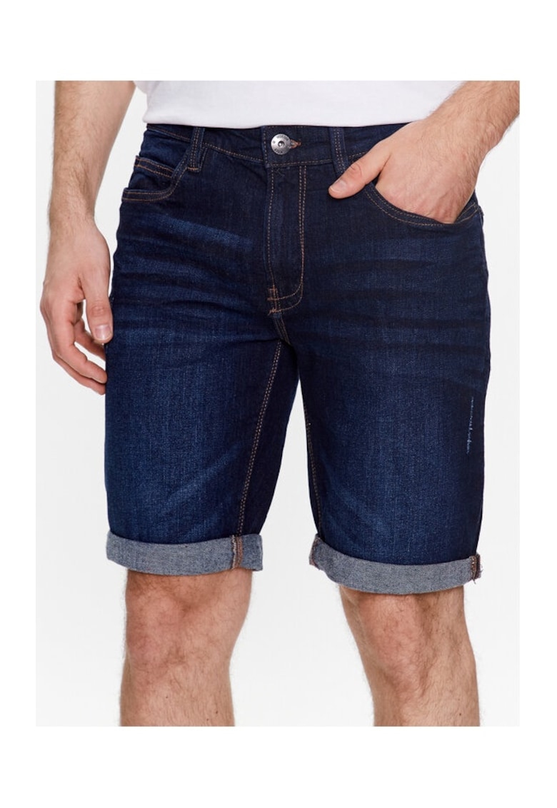 Pantaloni barbati - 90694 - Bumbac - Albastru
