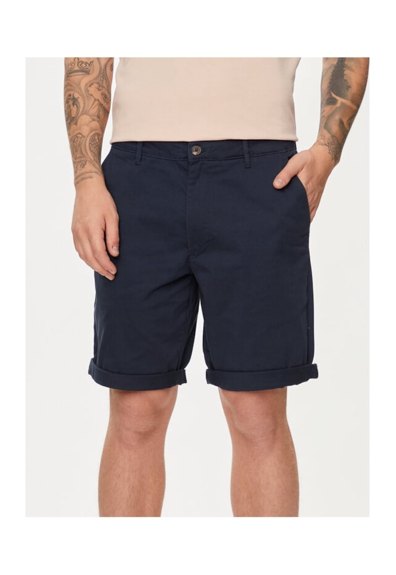 Pantaloni barbati - 28966 - Bumbac - Bleumarin