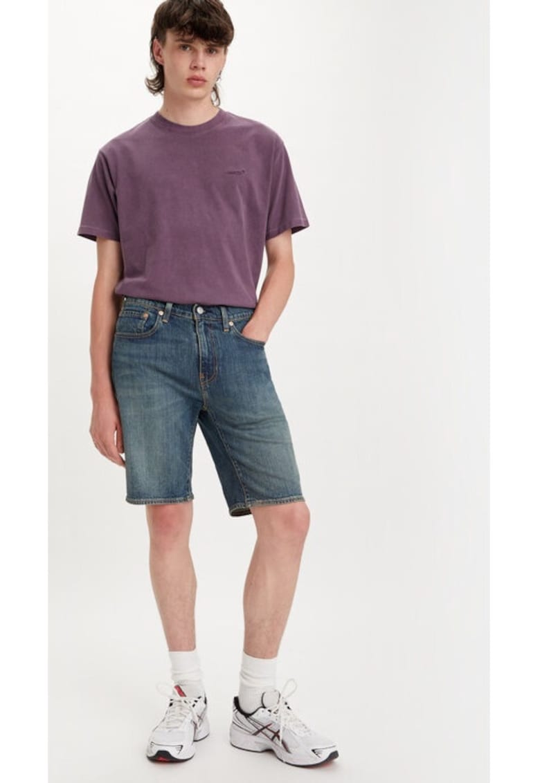 Pantaloni barbati - 36209 - Bumbac - Bleumarin