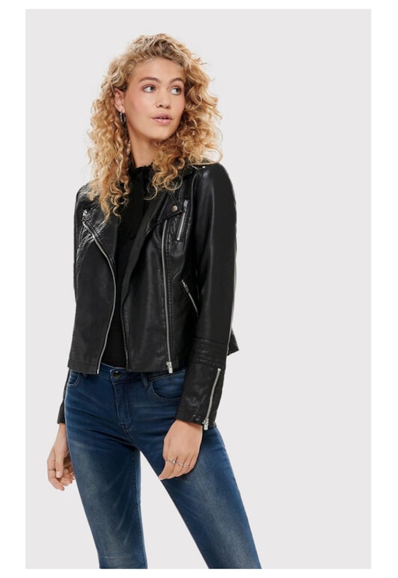 Geaca dama - 31149 - Viscoza - Negru