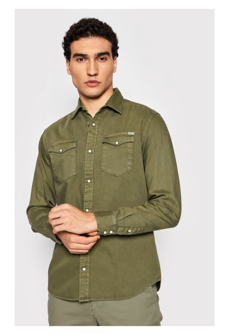 Camasa barbati -  92288 - Bumbac - Verde