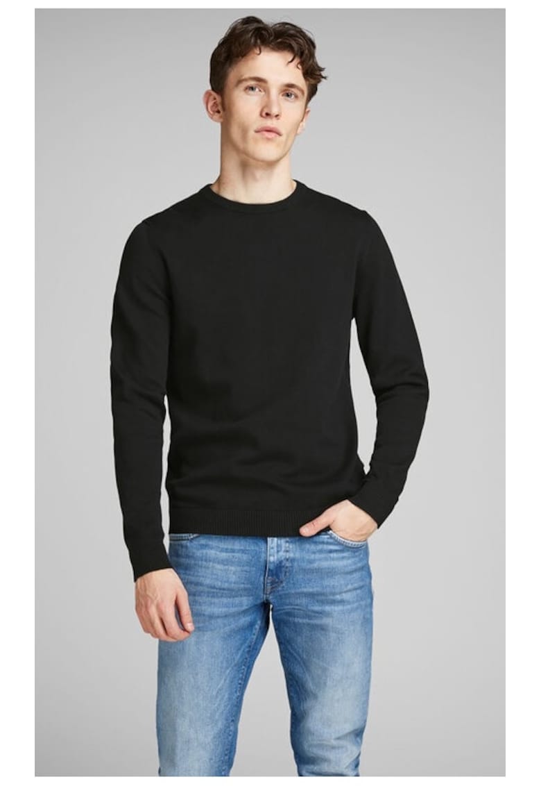 Pulover barbati - 14354 - Bumbac - Negru