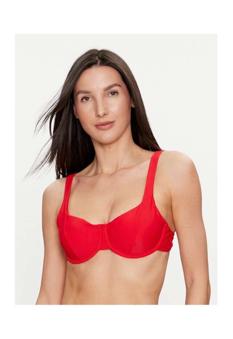 Sutien baie dama -  23016 - Poliamida - Rosu