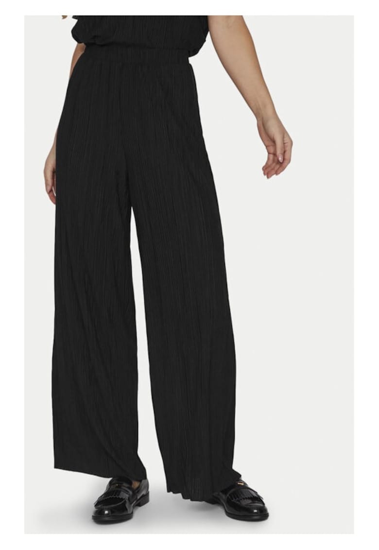 Pantaloni dama - 99686 - Poliester - Negru