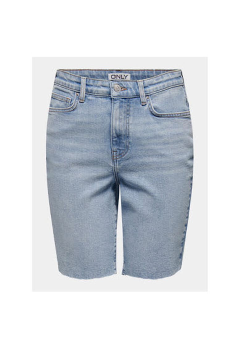 Pantaloni dama - 19107 - Bumbac - Albastru - Albastru