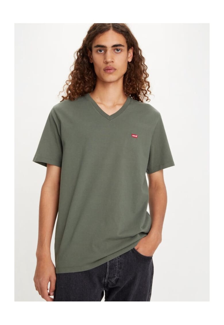 Tricou barbati - 76995 - Bumbac - Verde