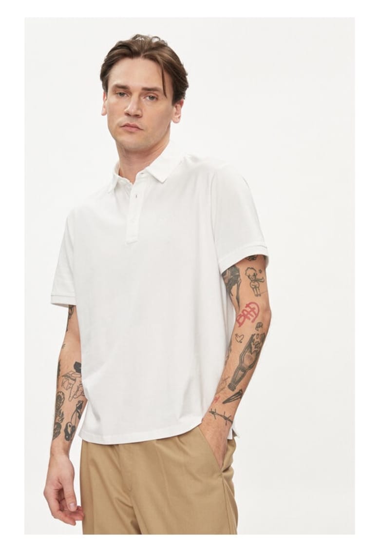 Tricou barbati - 65050 - Bumbac - Alb
