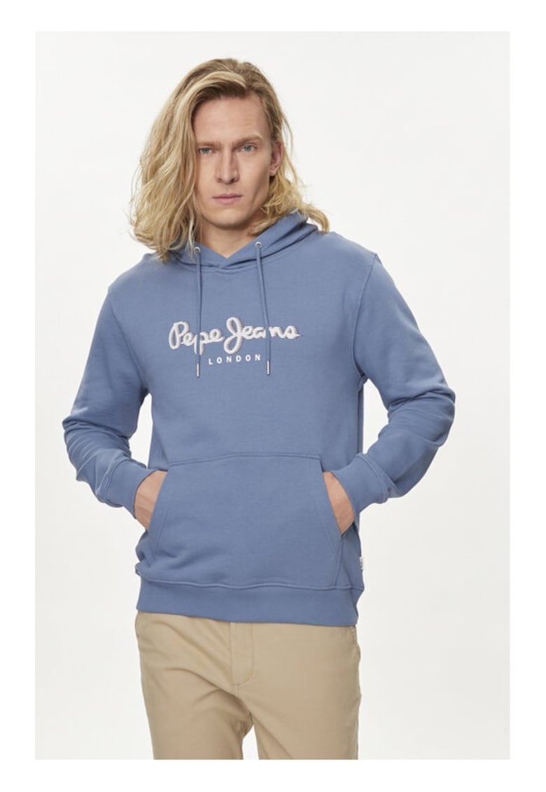 Bluza barbati - 14459 - Bumbac - Albastru