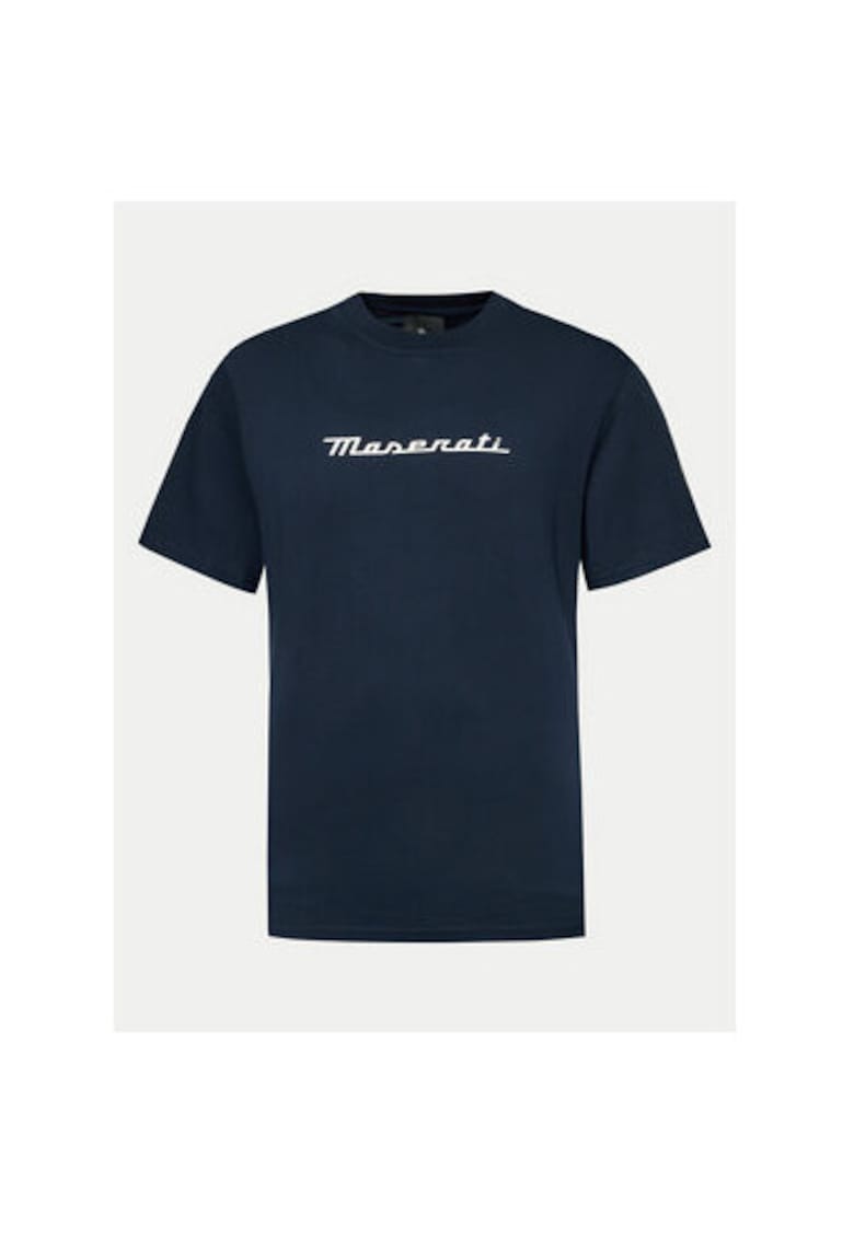 Tricou barbati - 99759 - Bumbac - XS INTL - Bleumarin