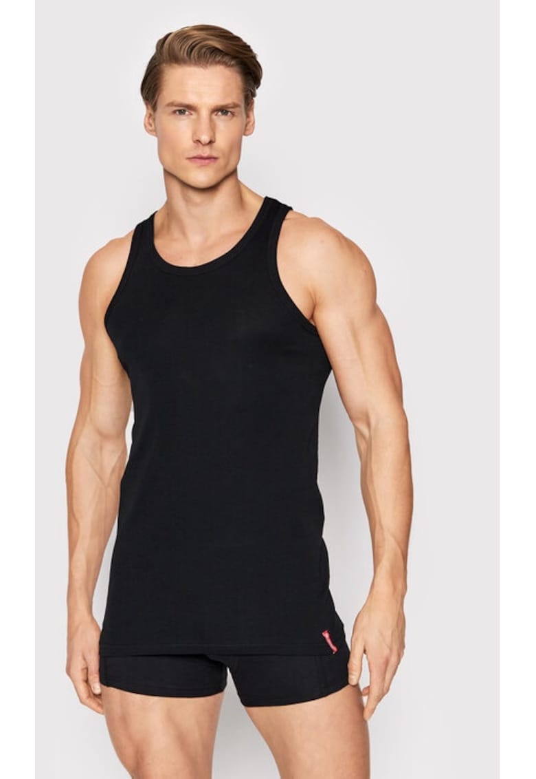 Maiou barbati - 78650 - Bumbac - Negru