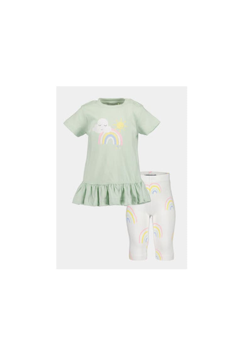 Compleu copii - 76349 - Bumbac - 68 CM - Verde/Alb Compleu copii - 76349 - Bumbac - 68 CM - Verde/Alb