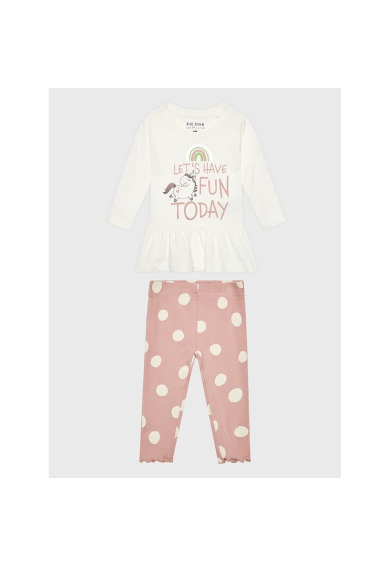 Compleu copii -  21527 - Bumbac - Roz/Alb