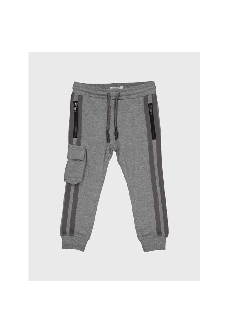 Pantaloni copii - 45661 - Bumbac/Poliester - Gri