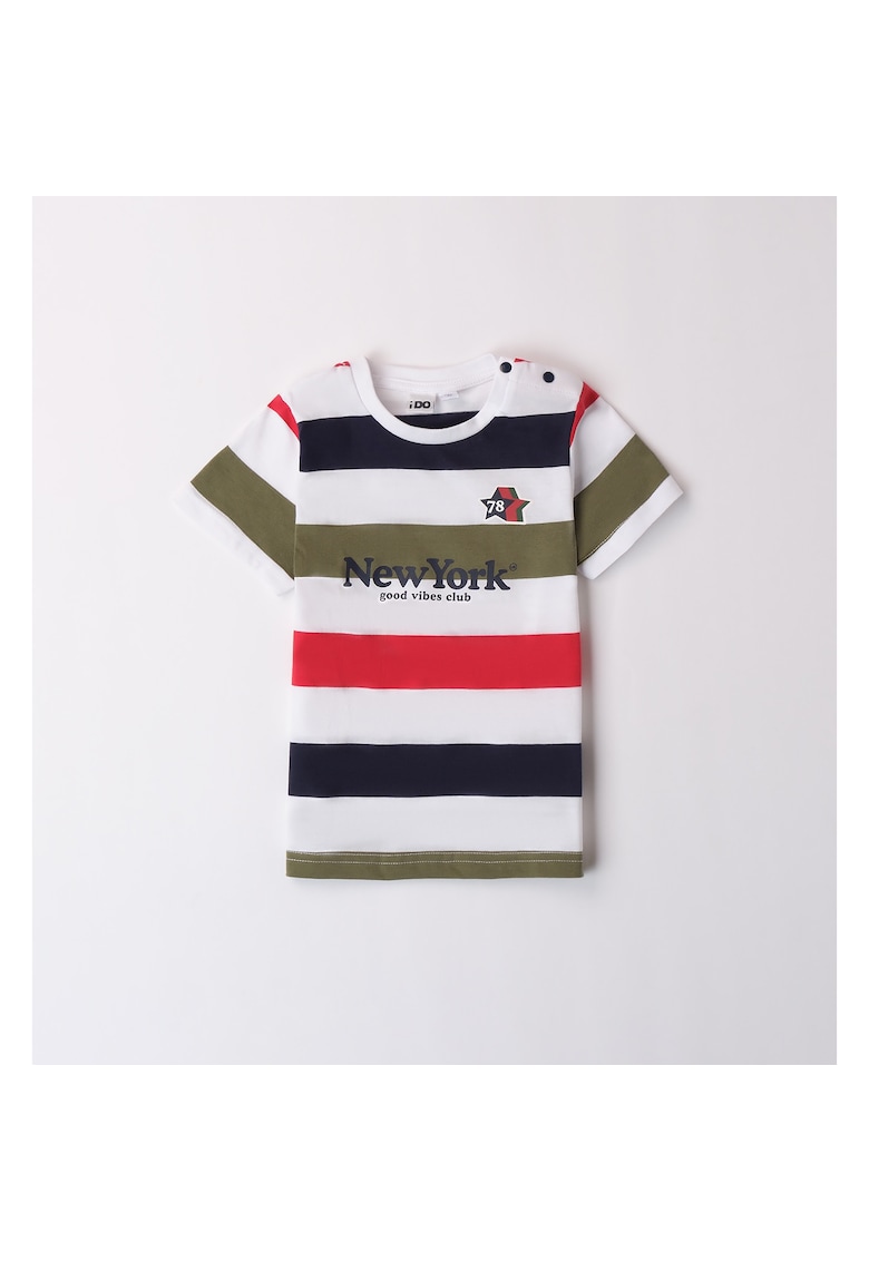 Tricou multicolor in dungi pentru baiat - 4.8672 - Multicolor