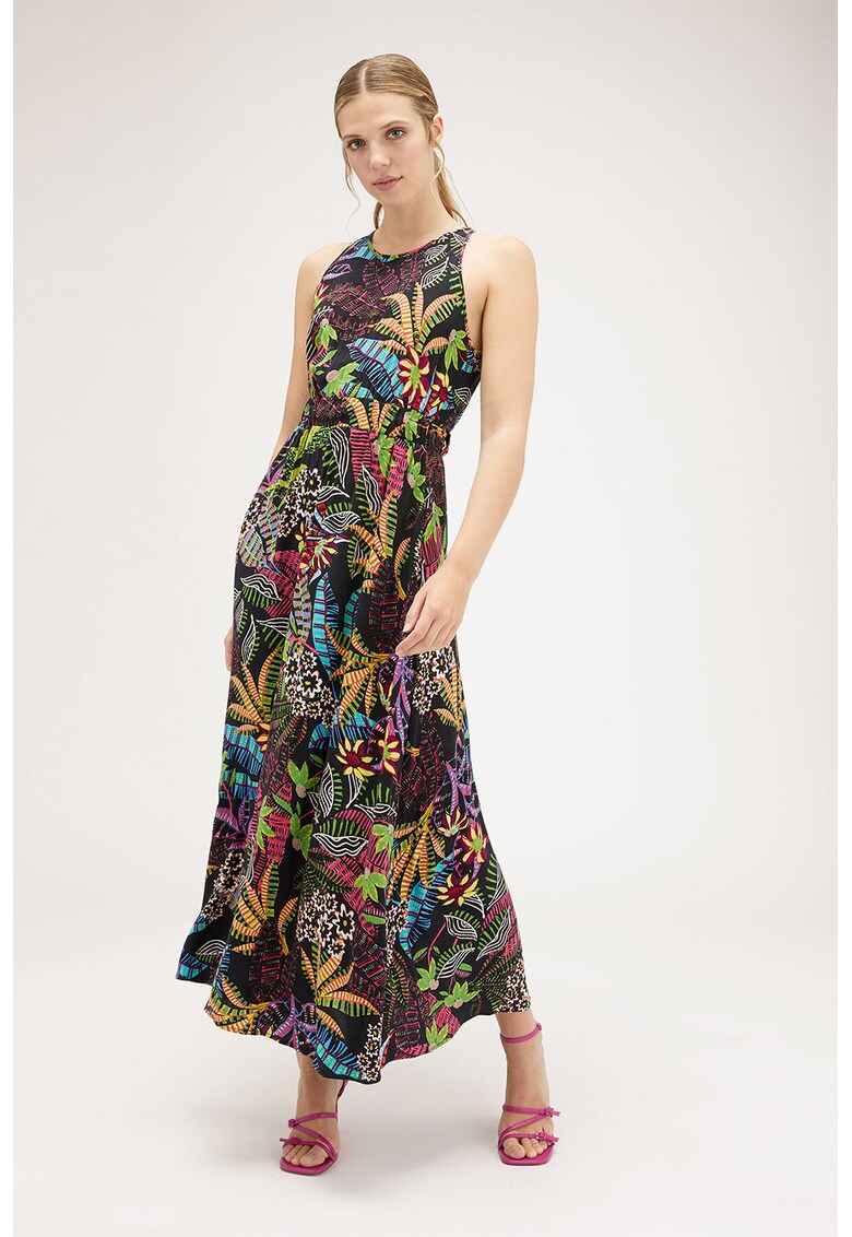 Rochie cu imprimeu tropical