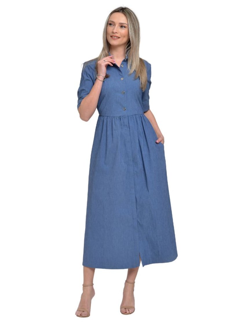Rochie lunga de blugi - subtire - Stella