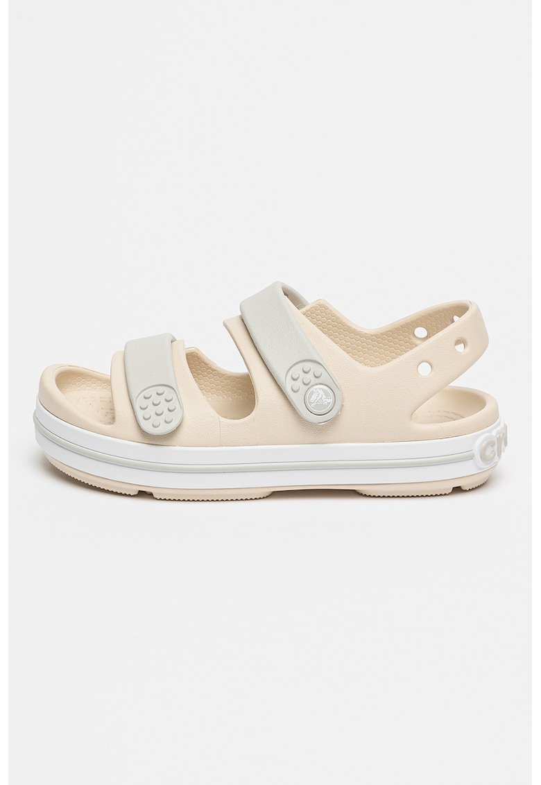 Sandale de cauciuc cu detalii logo Cruiser - Maro nisip/Grej