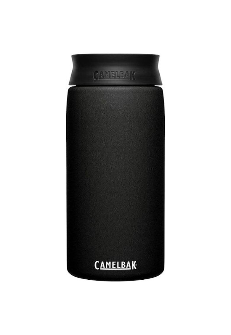Bidon Hot Cap Travel Mug Insulated Stainless Steel - Negru - 600 ml