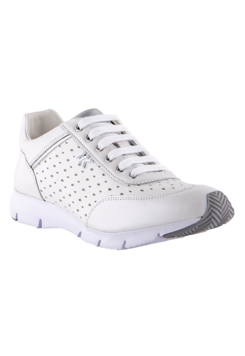 Pantofi sport dama - Piele naturala/Sintetic - Alb -