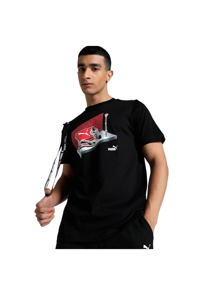 Tricou Graphics Sneaker Box 34905 - Negru