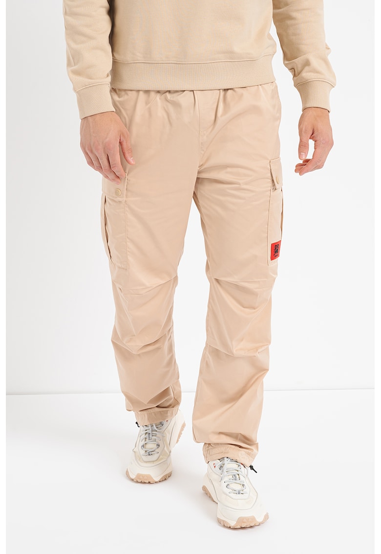 Pantaloni cargo cu talie ajustabila Guno243