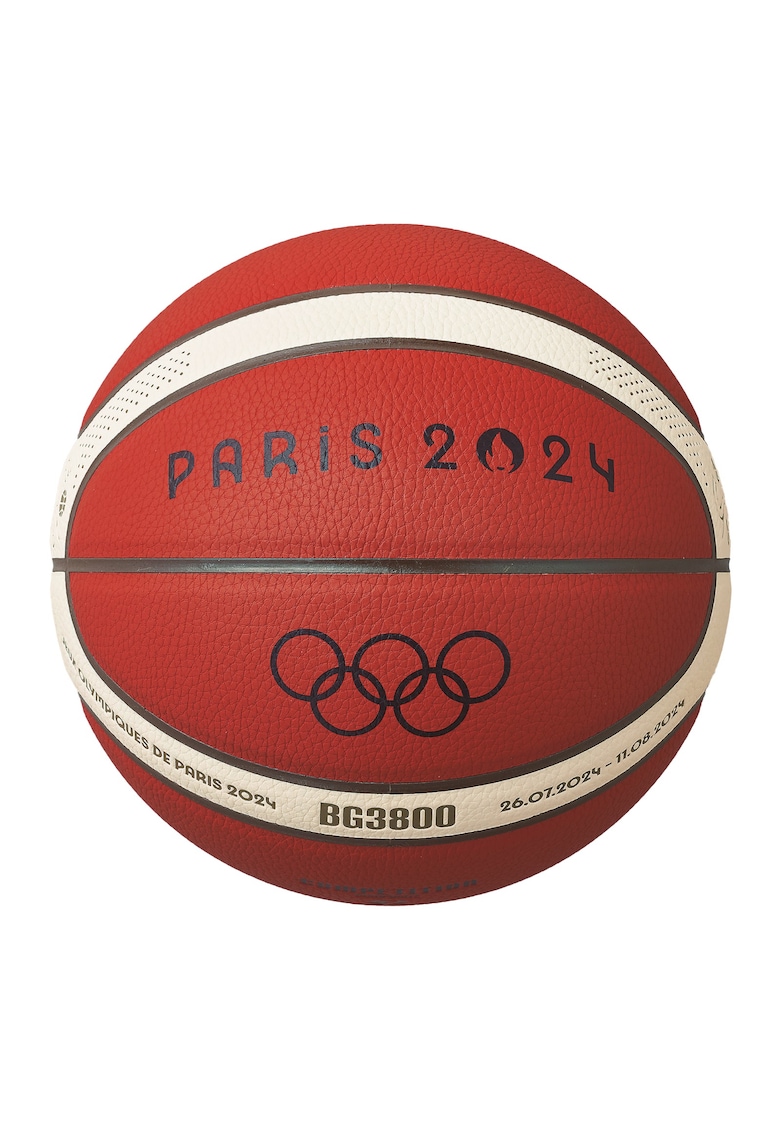 Minge baschet B7G3800 - design JO Paris 2024 - aprobată FIBA - portocalie/ivory - marime