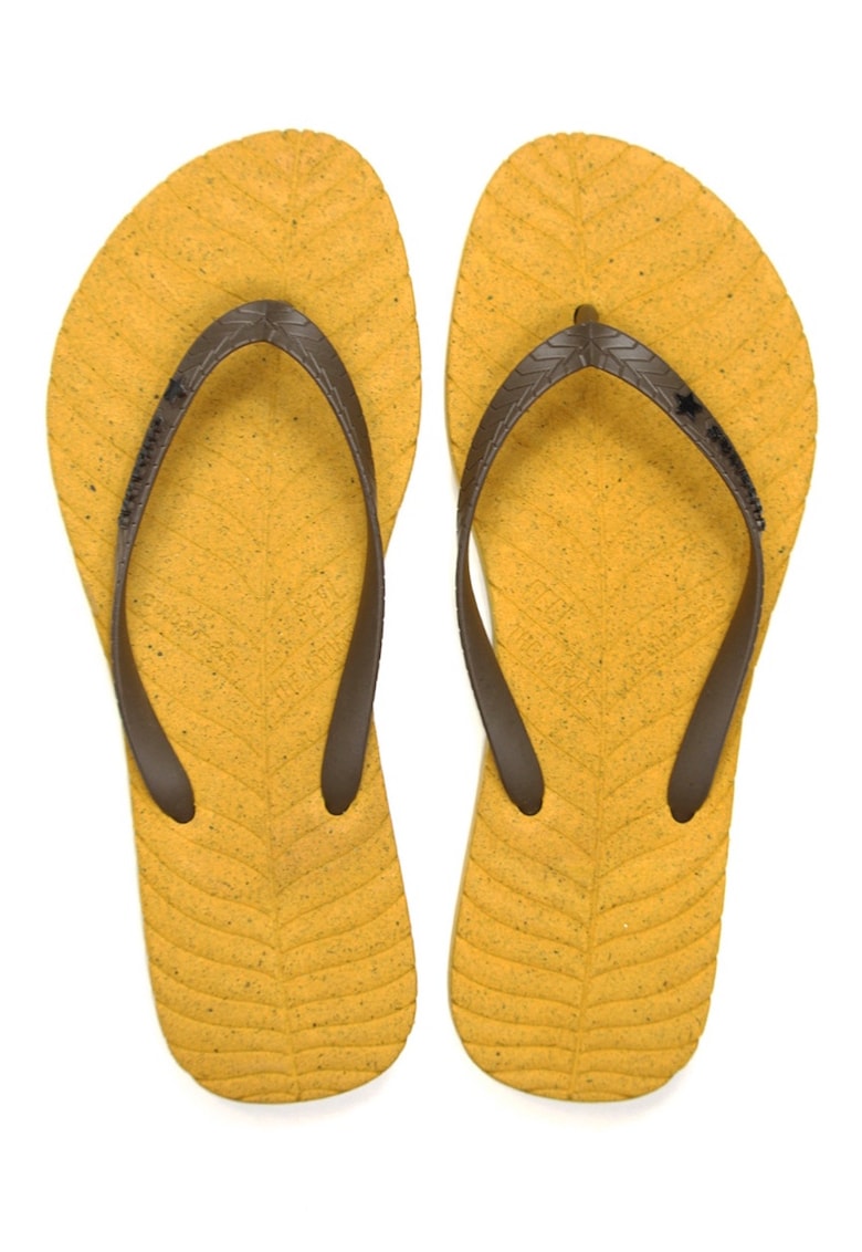 Papuci dama - Poliuteran - Galben -