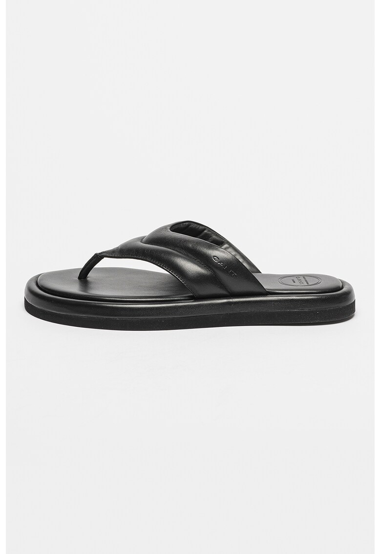 Papuci flip-flop de piele