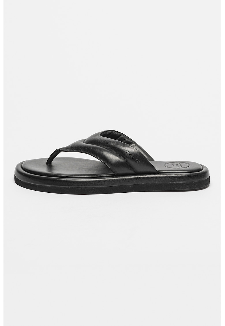 Papuci flip-flop de piele