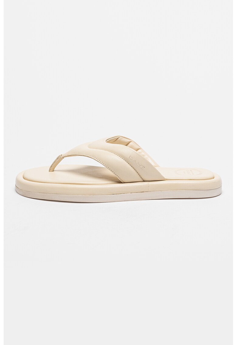 Papuci flip-flop de piele