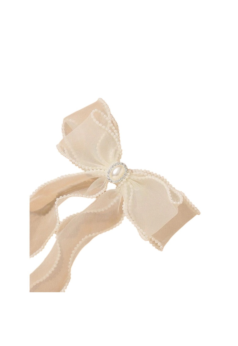 Funda de par - alb unt - cu perlute - Aviaya C11