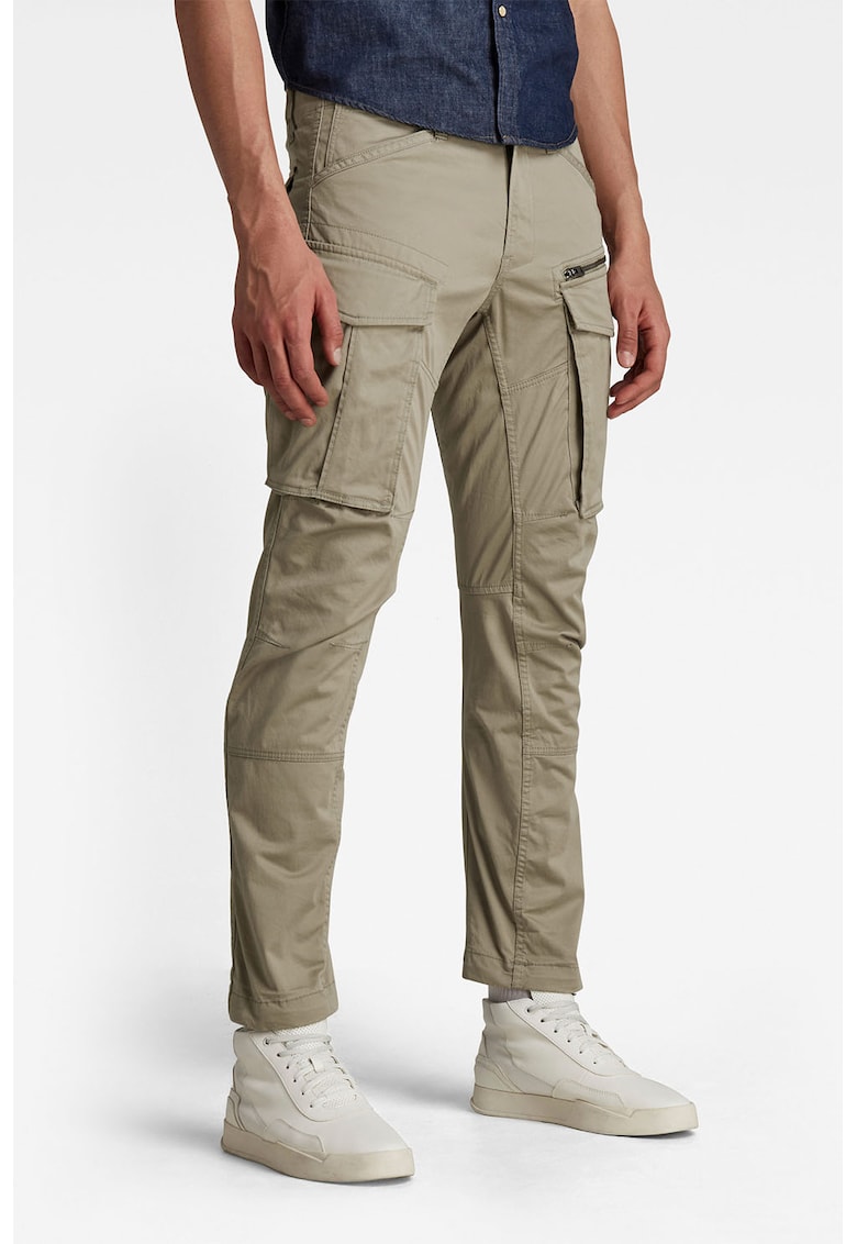 G-Star RAW Pantaloni cargo conici Rovic - Kaki