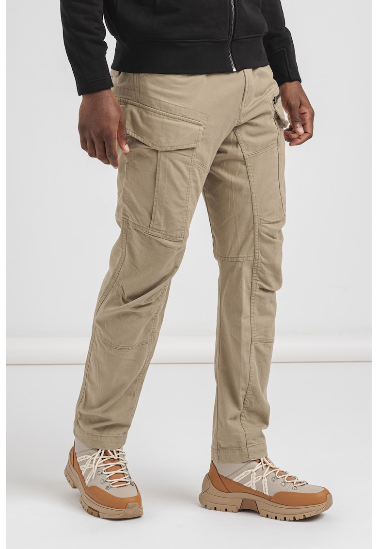 Pantaloni cargo cu talie medie