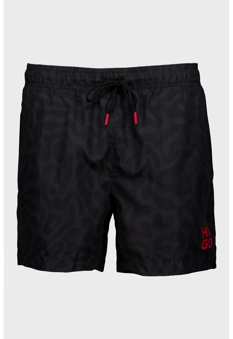 Pantaloni scurti de baie cu snur de ajustare in talie