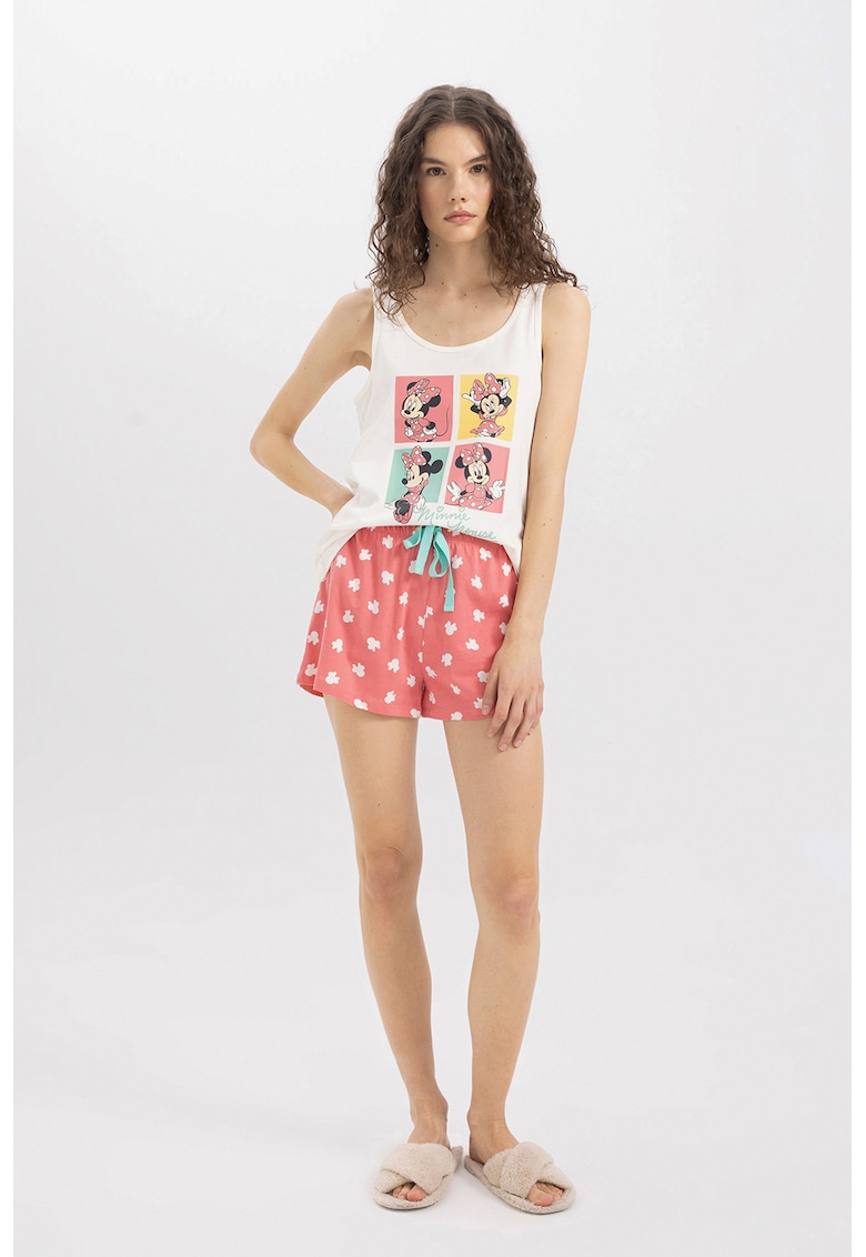 Pijama scurta cu Minnie Mouse